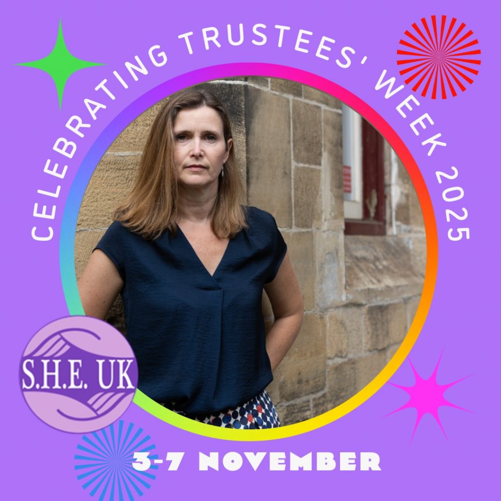 Debbie Porter, Trustee of the charity SHE UK, based in Mansfield in Nottinghamshire